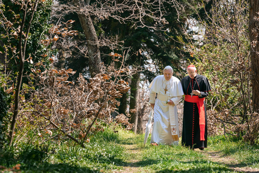 Still from The Two Popes